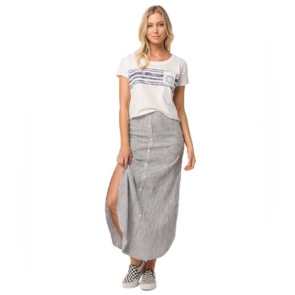 Roxy Women's Sunset Islands Yarn Dyed Skirt Size Large